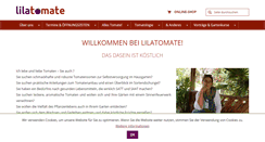 Desktop Screenshot of lilatomate.de