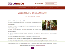 Tablet Screenshot of lilatomate.de